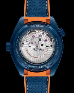 45,5 mm, céramique bleue sur bracelet caoutchouc|OMEGA Best