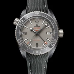 45,5 mm, céramique grise sur bracelet caoutchouc|OMEGA Discount