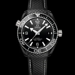 39,5 mm, céramique noire sur bracelet caoutchouc|OMEGA Best