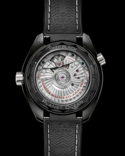 39,5 mm, céramique noire sur bracelet caoutchouc|OMEGA Best