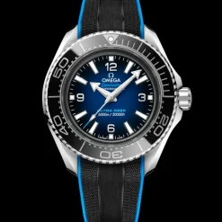 45,5 mm, O‑MEGASTEEL sur bracelet caoutchouc|OMEGA Outlet