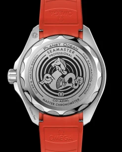 45,5 mm, O‑MEGASTEEL sur bracelet caoutchouc|OMEGA Hot