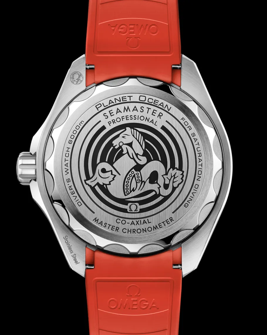 45,5 mm, O‑MEGASTEEL sur bracelet caoutchouc|OMEGA Hot