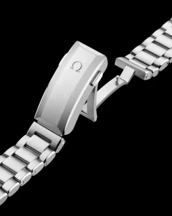 45,5 mm, O‑MEGASTEEL sur O‑MEGASTEEL|OMEGA Discount