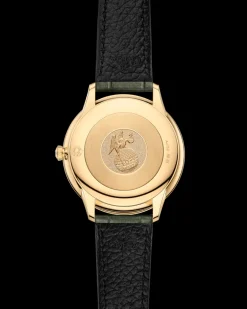 30 mm, or jaune sur bracelet en cuir|OMEGA Discount