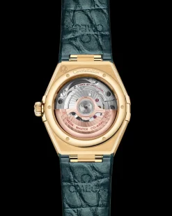 29 mm, or jaune sur bracelet en cuir|OMEGA Best