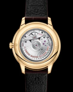 41 mm, or jaune sur bracelet en cuir|OMEGA Clearance