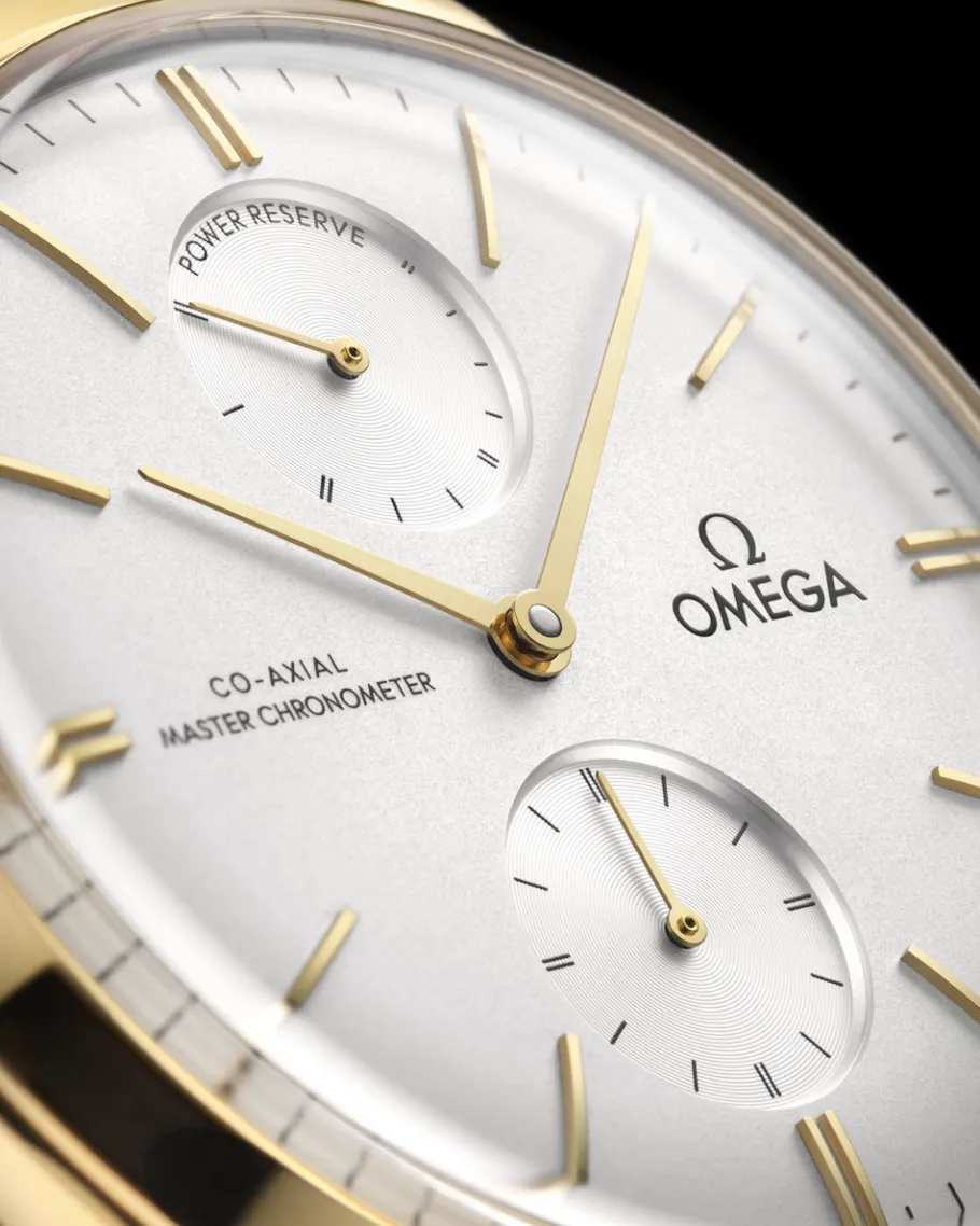 40 mm, or jaune sur bracelet en cuir|OMEGA Discount