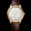 40 mm, or jaune sur bracelet en cuir|OMEGA Discount