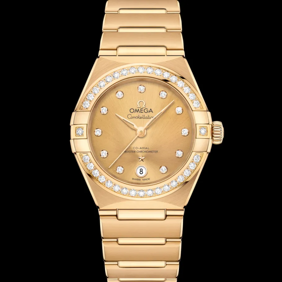 29 mm, or jaune sur or jaune|OMEGA Clearance