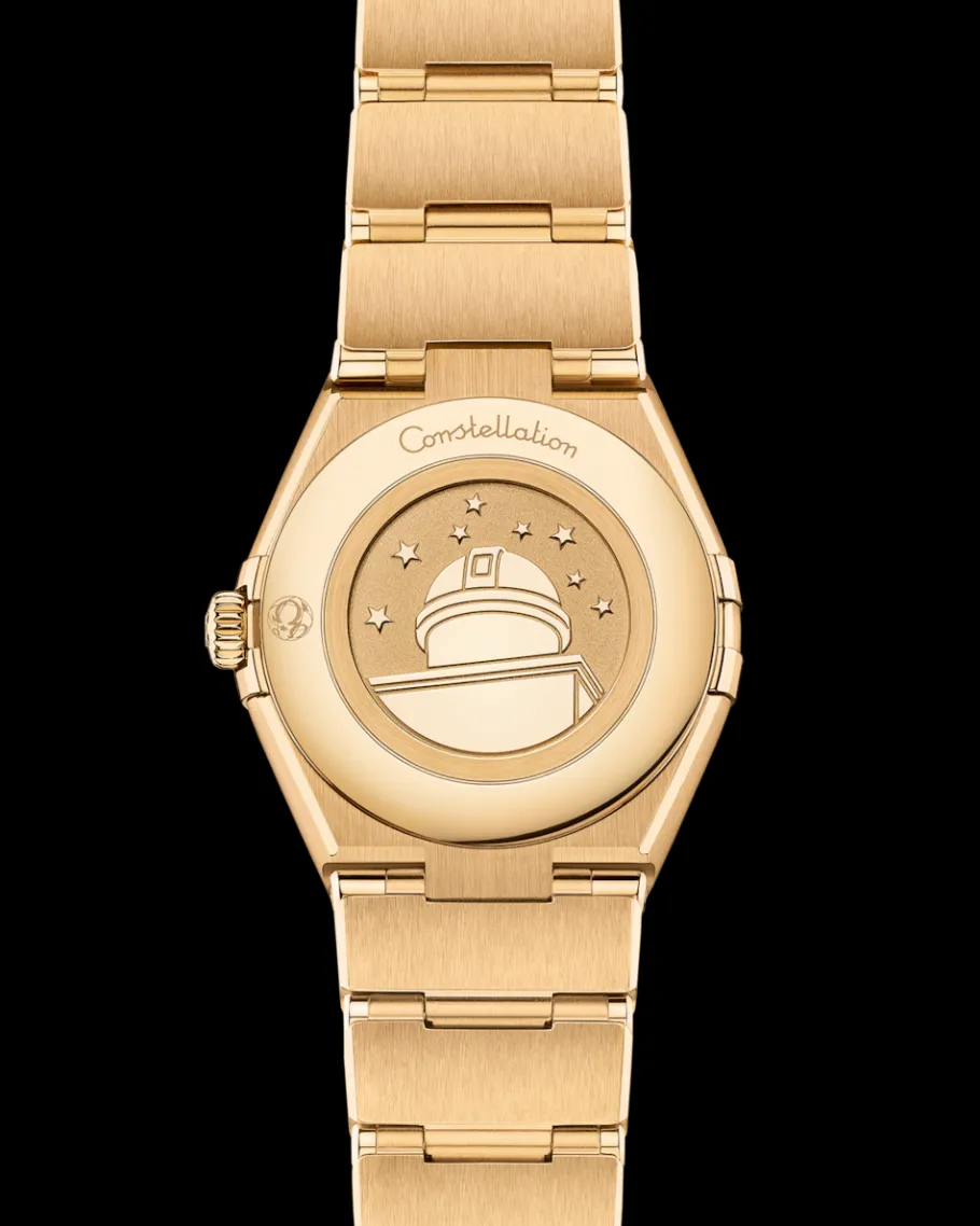 28 mm, or jaune sur or jaune|OMEGA Outlet