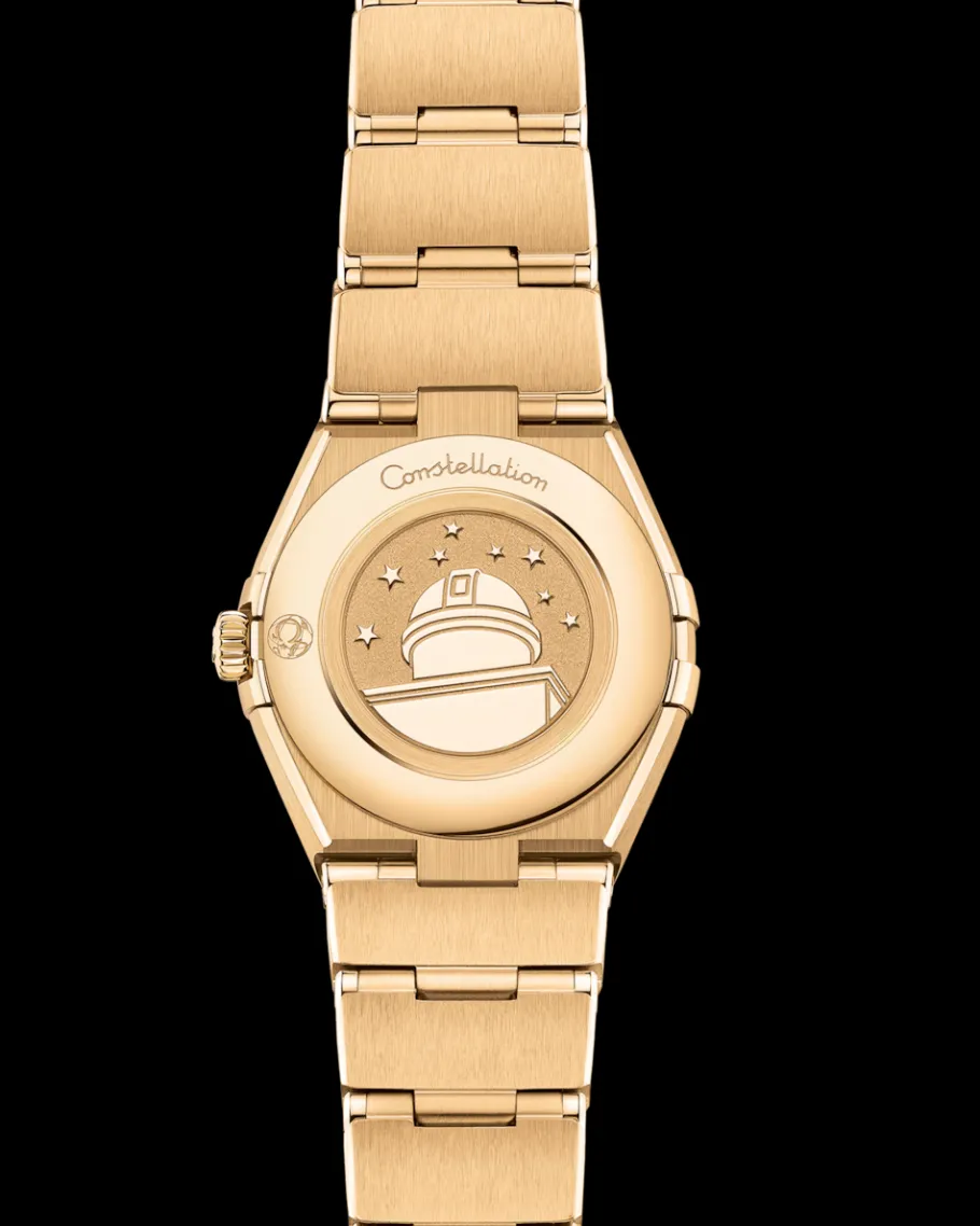 25 mm, or jaune sur or jaune|OMEGA New