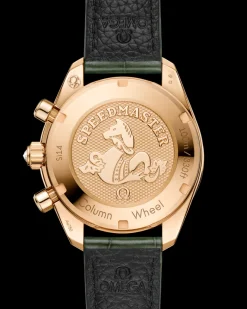 38 mm, or Moonshine™ sur alligator|OMEGA Hot