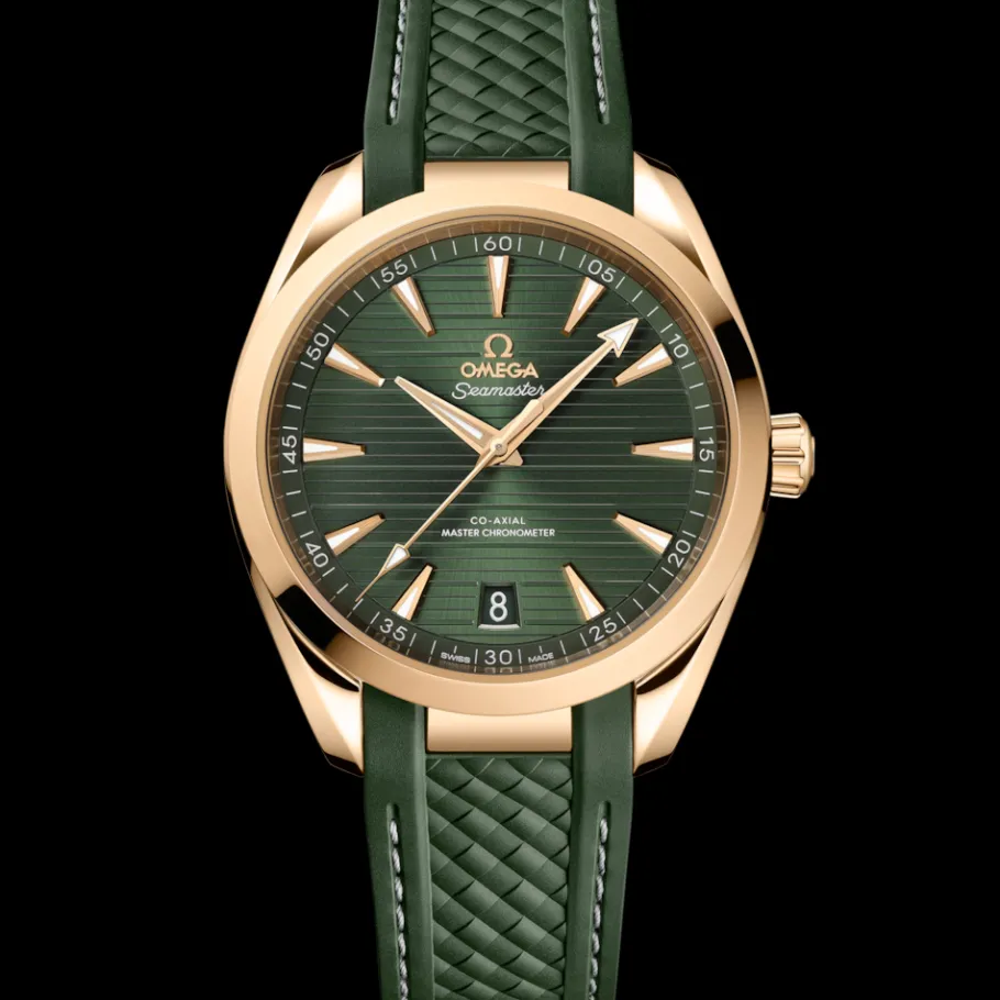 41 mm, or Moonshine™ sur bracelet caoutchouc|OMEGA Best