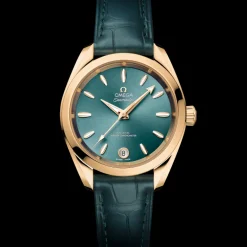 34 mm, or Moonshine™ sur bracelet en cuir|OMEGA Discount