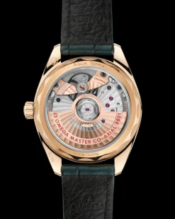 34 mm, or Moonshine™ sur bracelet en cuir|OMEGA Discount