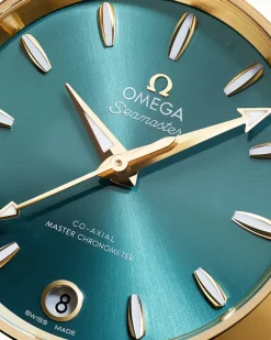 34 mm, or Moonshine™ sur bracelet en cuir|OMEGA Discount
