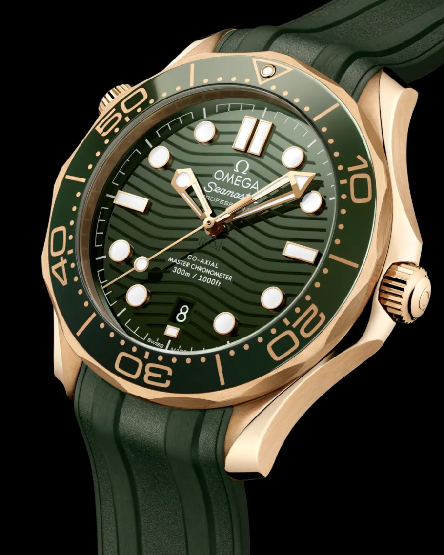 42 mm, or Moonshine™ sur bracelet caoutchouc|OMEGA Discount