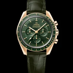 42 mm, or Moonshine™ sur bracelet en cuir|OMEGA Online