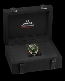 42 mm, or Moonshine™ sur bracelet en cuir|OMEGA Online