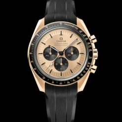 42 mm, or Moonshine™ sur bracelet caoutchouc|OMEGA Fashion