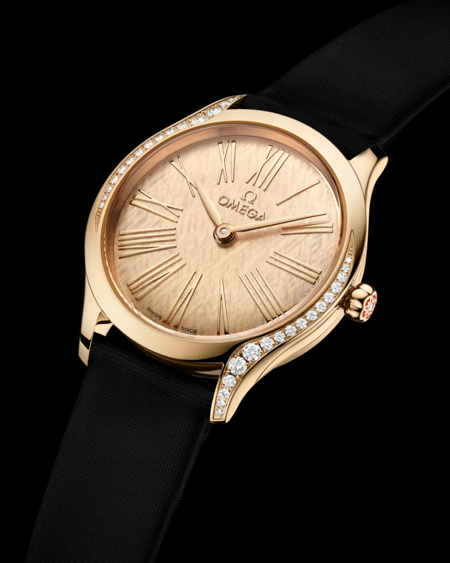 26 mm, or Moonshine™ sur bracelet tissu|OMEGA Discount