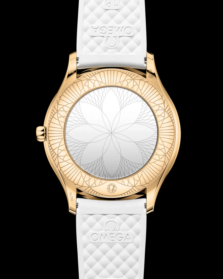 36 mm, or Moonshine™ sur bracelet caoutchouc|OMEGA Fashion