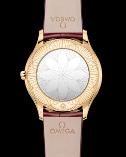 36 mm, or Moonshine™ sur bracelet en cuir|OMEGA Fashion