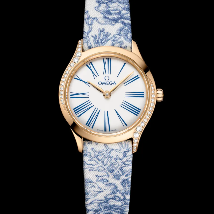 26 mm, or Moonshine™ sur toile de jouy|OMEGA Online