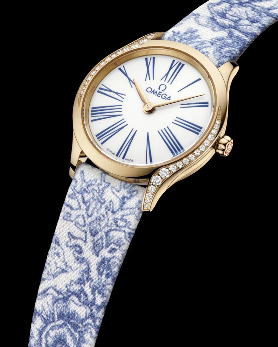 26 mm, or Moonshine™ sur toile de jouy|OMEGA Online