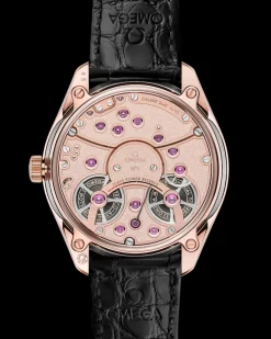 43 mm, or Sedna™ ‑ Canopus Gold™ sur bracelet en cuir|OMEGA Fashion