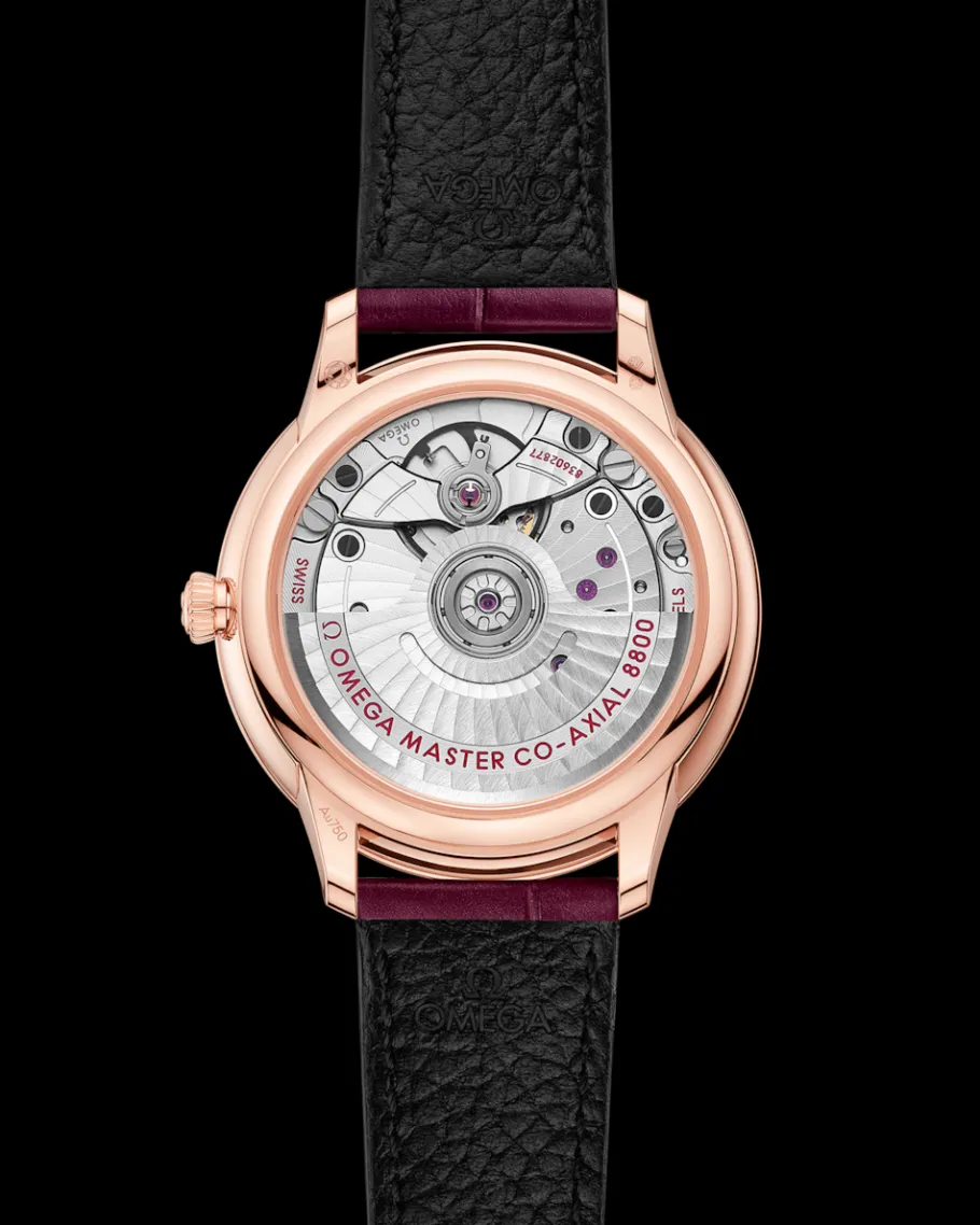 34 mm, or Sedna™ sur bracelet en cuir|OMEGA Outlet