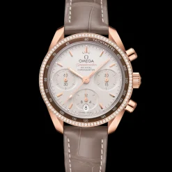 38 mm, or Sedna™ sur bracelet en cuir|OMEGA Clearance