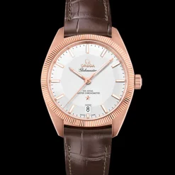 39 mm, or Sedna™ sur bracelet en cuir|OMEGA Best