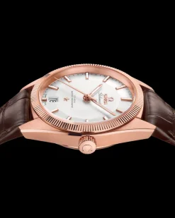 39 mm, or Sedna™ sur bracelet en cuir|OMEGA Best