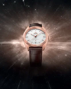 39 mm, or Sedna™ sur bracelet en cuir|OMEGA Best