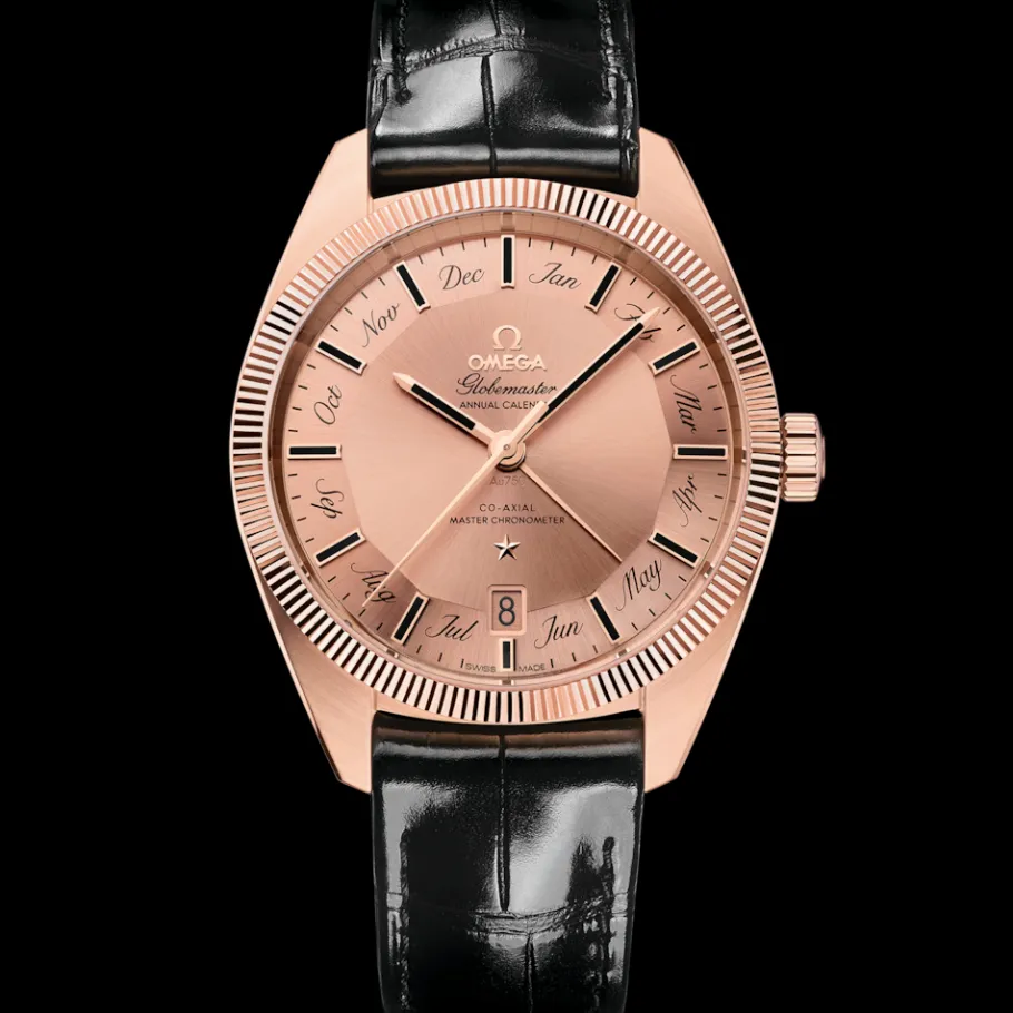 41 mm, or Sedna™ sur bracelet en cuir|OMEGA Clearance