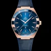 41 mm, or Sedna™ sur bracelet en cuir|OMEGA Sale
