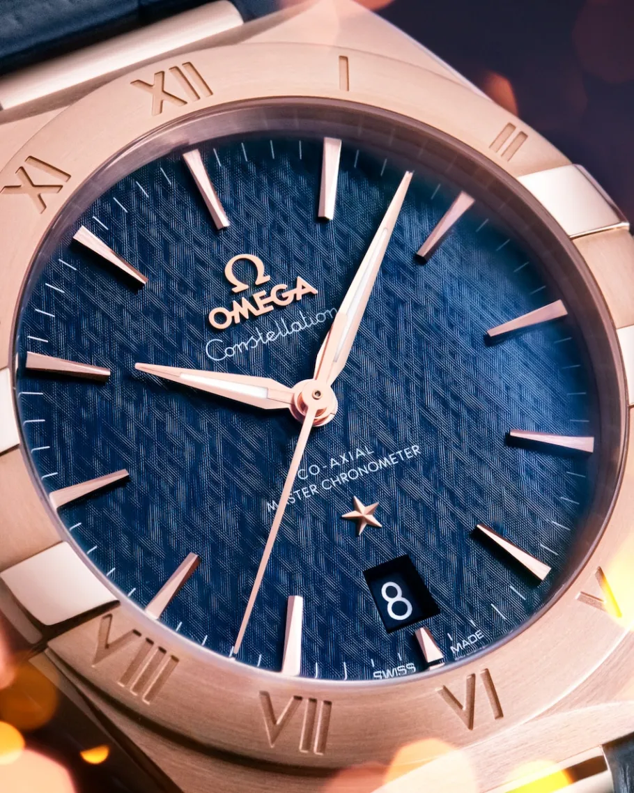 39 mm, or Sedna™ sur bracelet en cuir|OMEGA Sale
