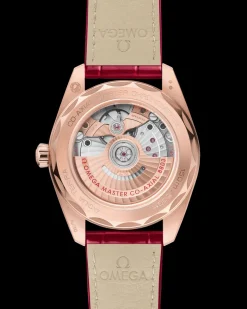 38 mm, or Sedna™ sur bracelet en cuir|OMEGA Hot