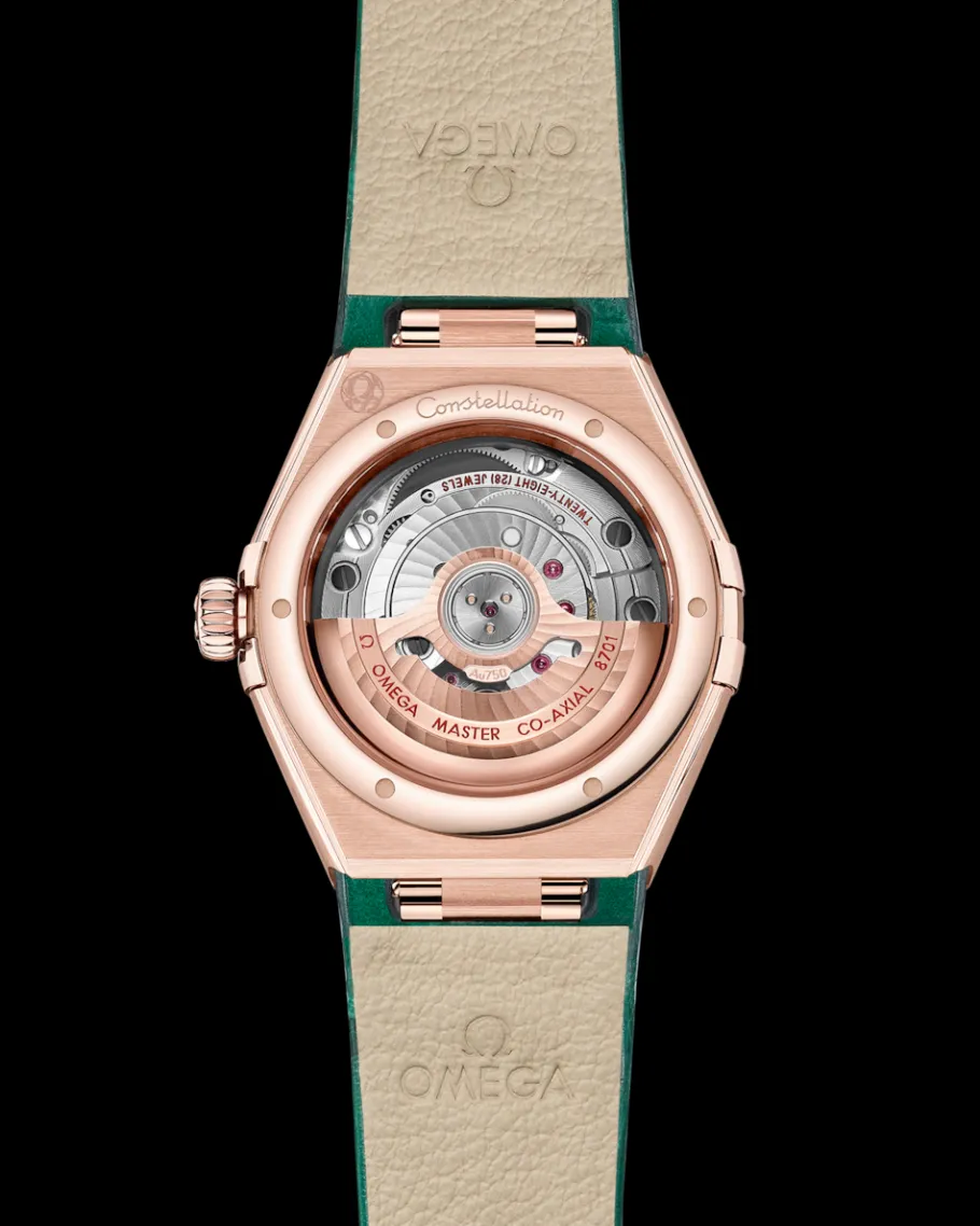 29 mm, or Sedna™ sur bracelet en cuir|OMEGA New