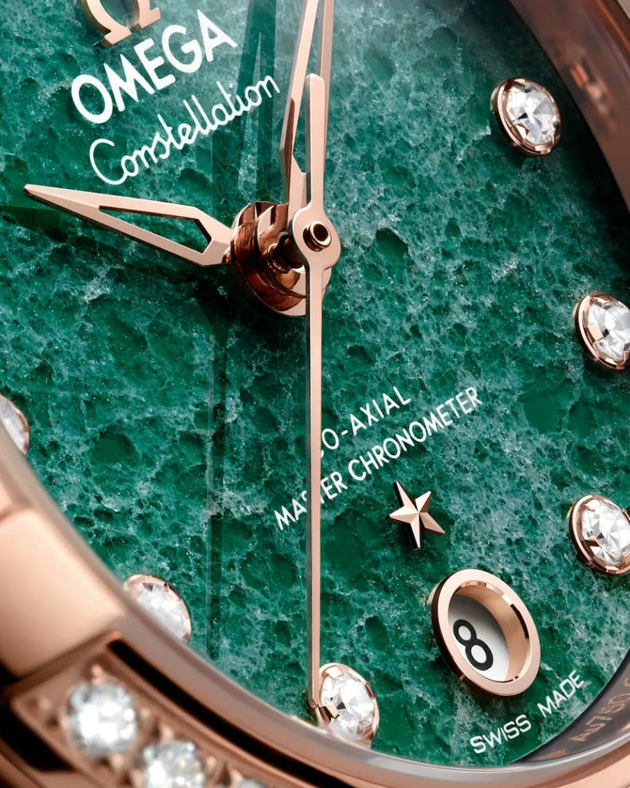 29 mm, or Sedna™ sur bracelet en cuir|OMEGA New