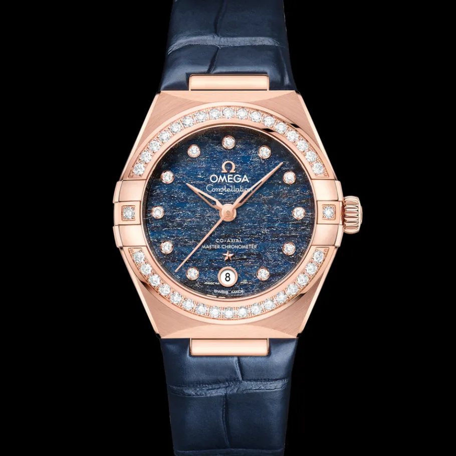 29 mm, or Sedna™ sur bracelet en cuir|OMEGA Best