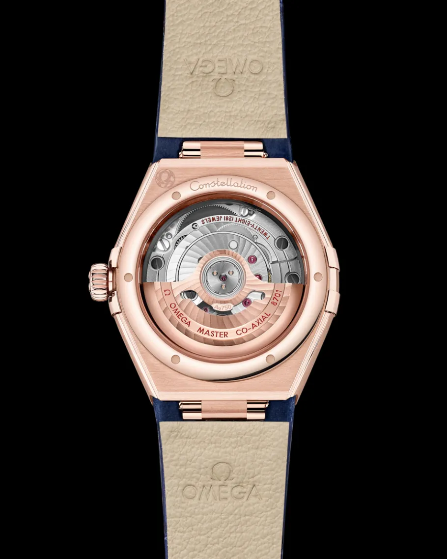 29 mm, or Sedna™ sur bracelet en cuir|OMEGA Best