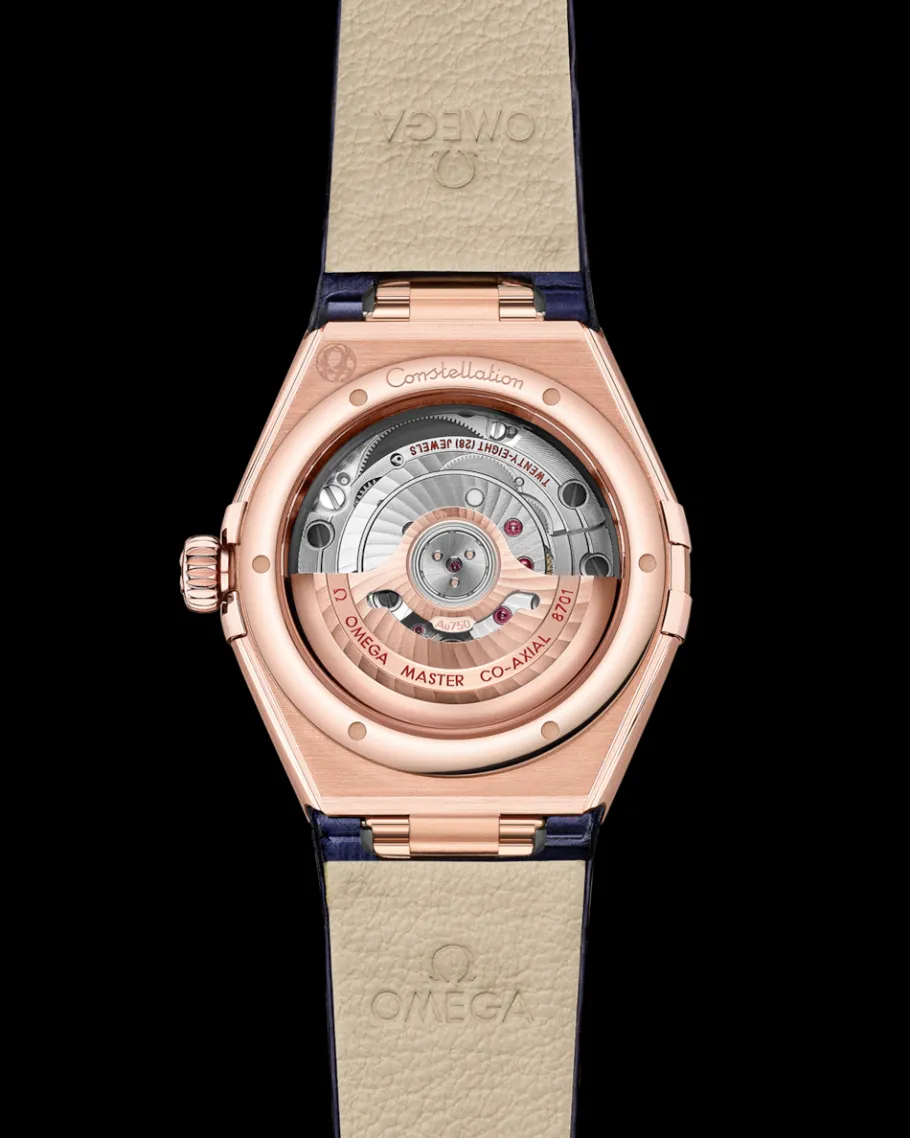 29 mm, or Sedna™ sur bracelet en cuir|OMEGA Discount