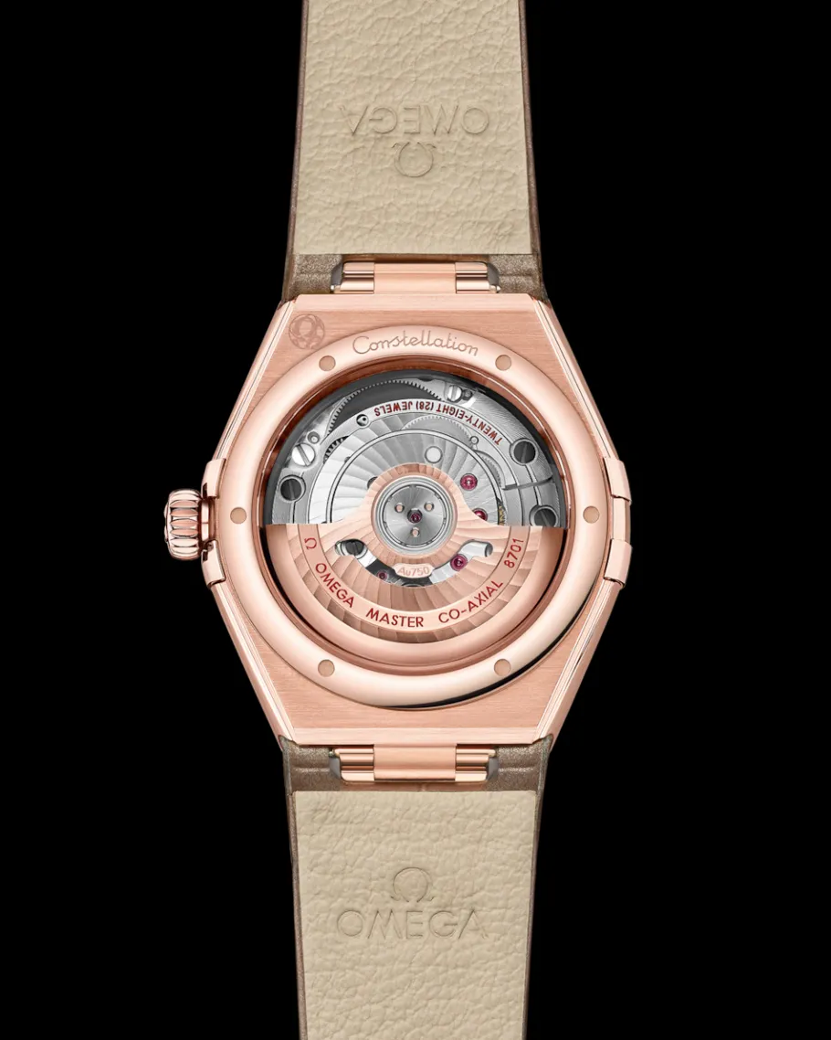 29 mm, or Sedna™ sur bracelet en cuir|OMEGA Hot