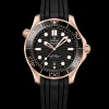42 mm, or Sedna™ sur bracelet caoutchouc|OMEGA New
