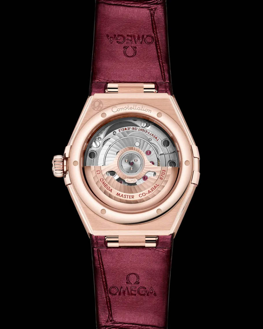 29 mm, or Sedna™ sur bracelet en cuir|OMEGA Discount