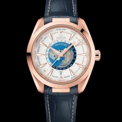 43 mm, or Sedna™ sur bracelet en cuir|OMEGA Sale