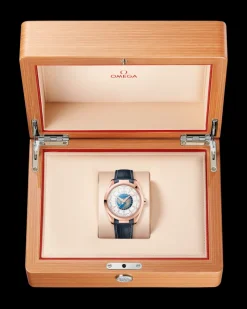 43 mm, or Sedna™ sur bracelet en cuir|OMEGA Sale